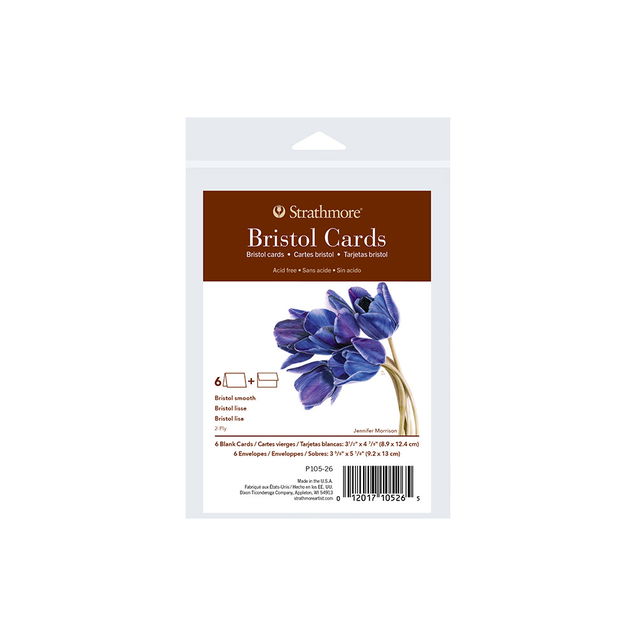 Strathmore Greeting Cards 3.5x4.875 inch Pack of 6 Strathmore Greeting Cards 3.5x4.875 inch Pack of 6