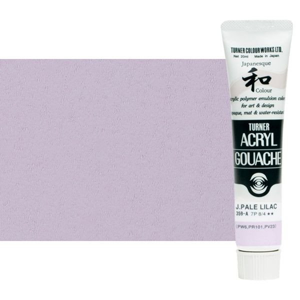 Turner Acryl Gouache Japanesque Pale Lilac 20ml Tube - (73547)