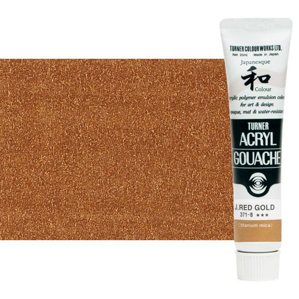 Turner Acryl Gouache Japanesque Red Gold 20ml Tube - (73554)
