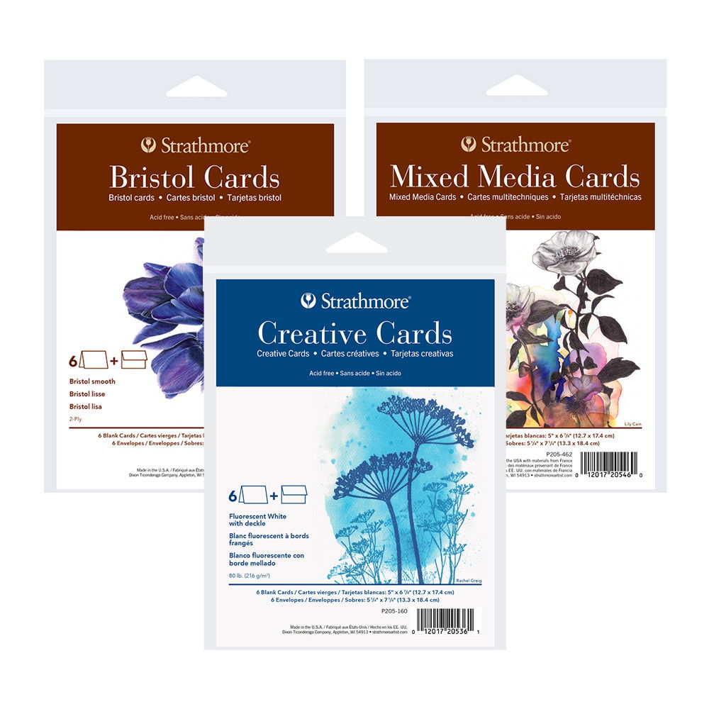 Strathmore Greeting Cards 5x6.875 inch Pack of 6