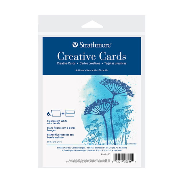 Strathmore Greeting Cards 5x6.875 inch Pack of 6 Strathmore Greeting Cards 5x6.875 inch Pack of 6