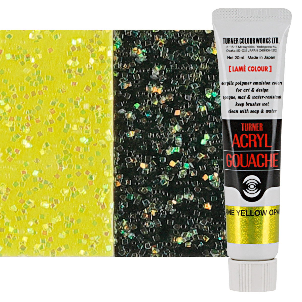 Turner Acryl Gouache Lame Yellow Opal 20ml Tube - (73576)