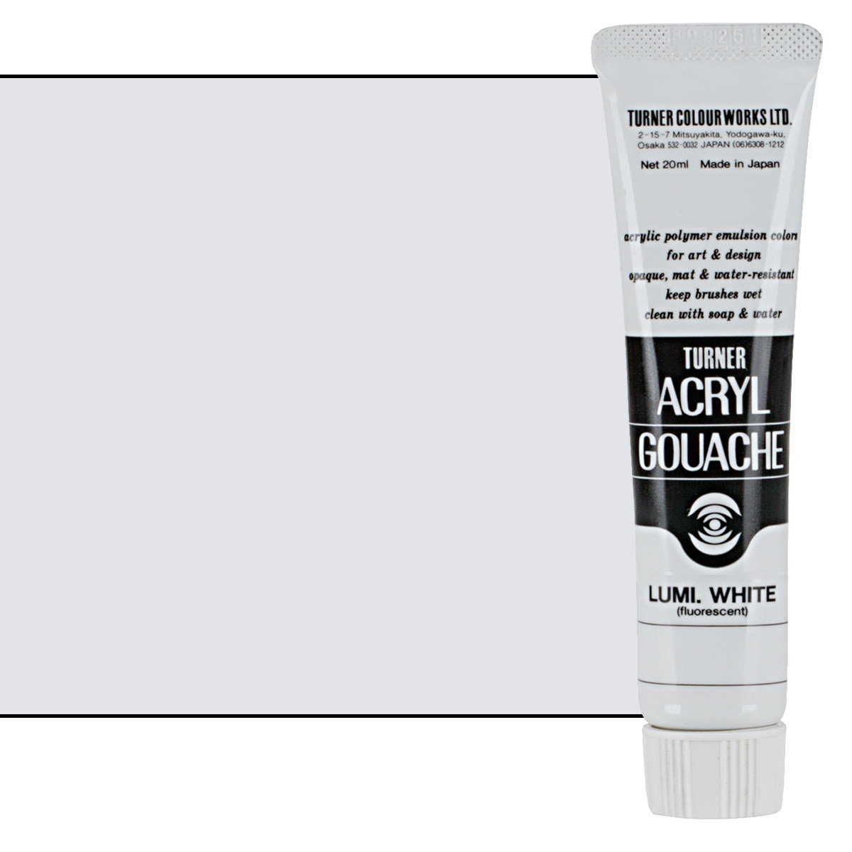Turner Acryl Gouache Luminescent White 20ml Tube - (73585)