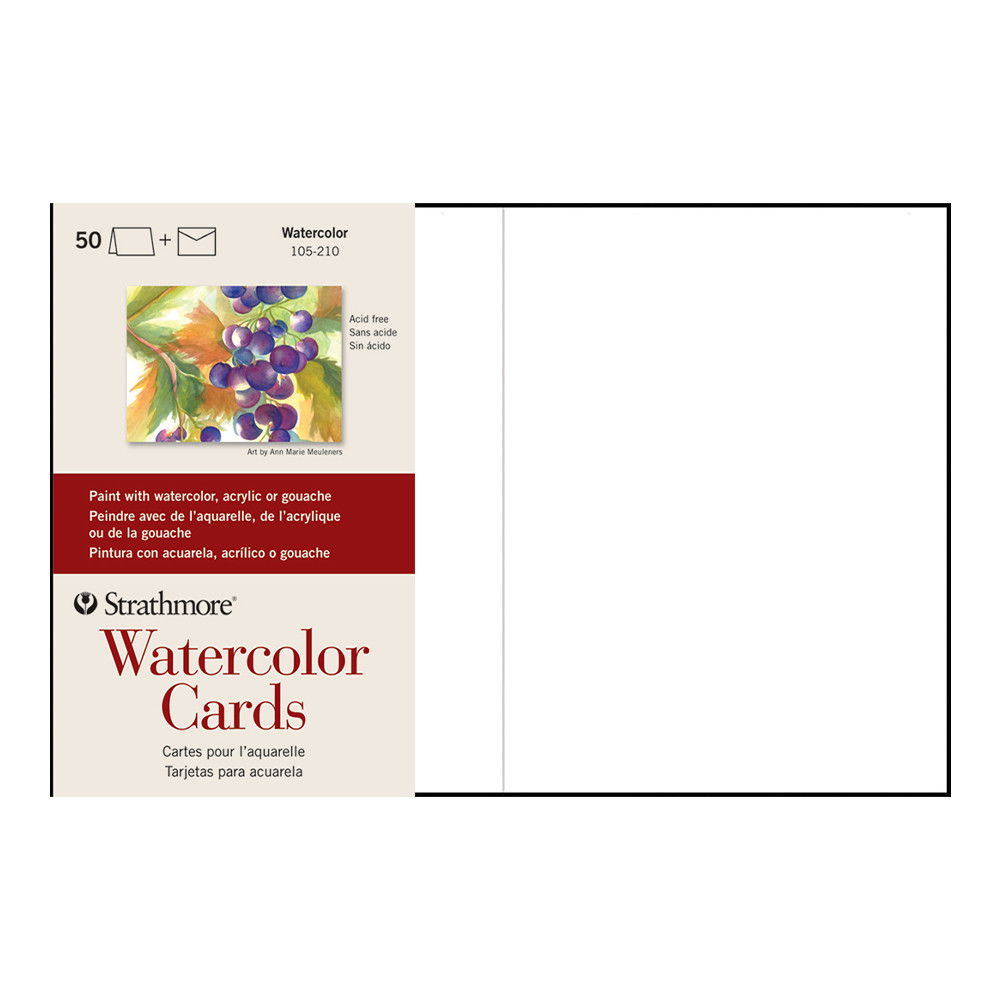 Strathmore Greeting Cards 5x6.875 inch Pack of 50
