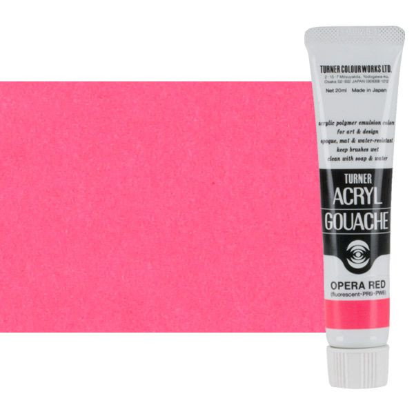 Turner Acryl Gouache Opera Red 20ml Tube - (73599)