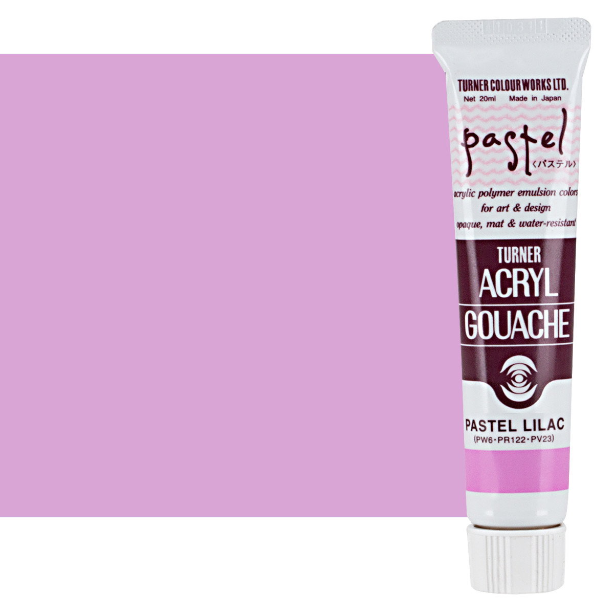 Turner Acryl Gouache Pastel Lilac 20ml Tube - (73606)