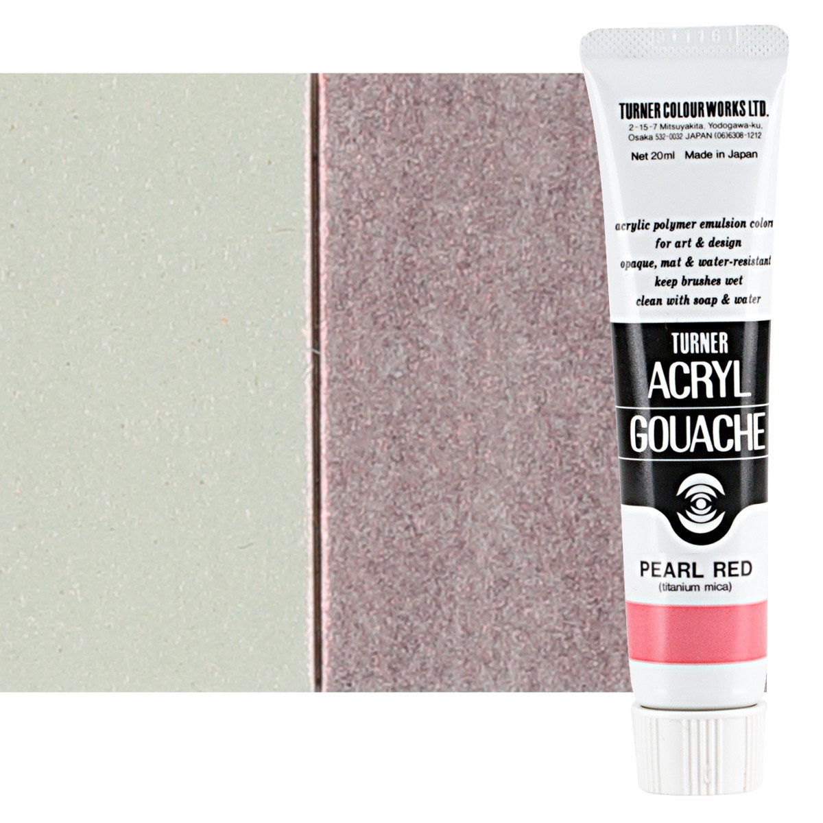 Turner Acryl Gouache Pearl Interference Red 20ml Tube - (73619)