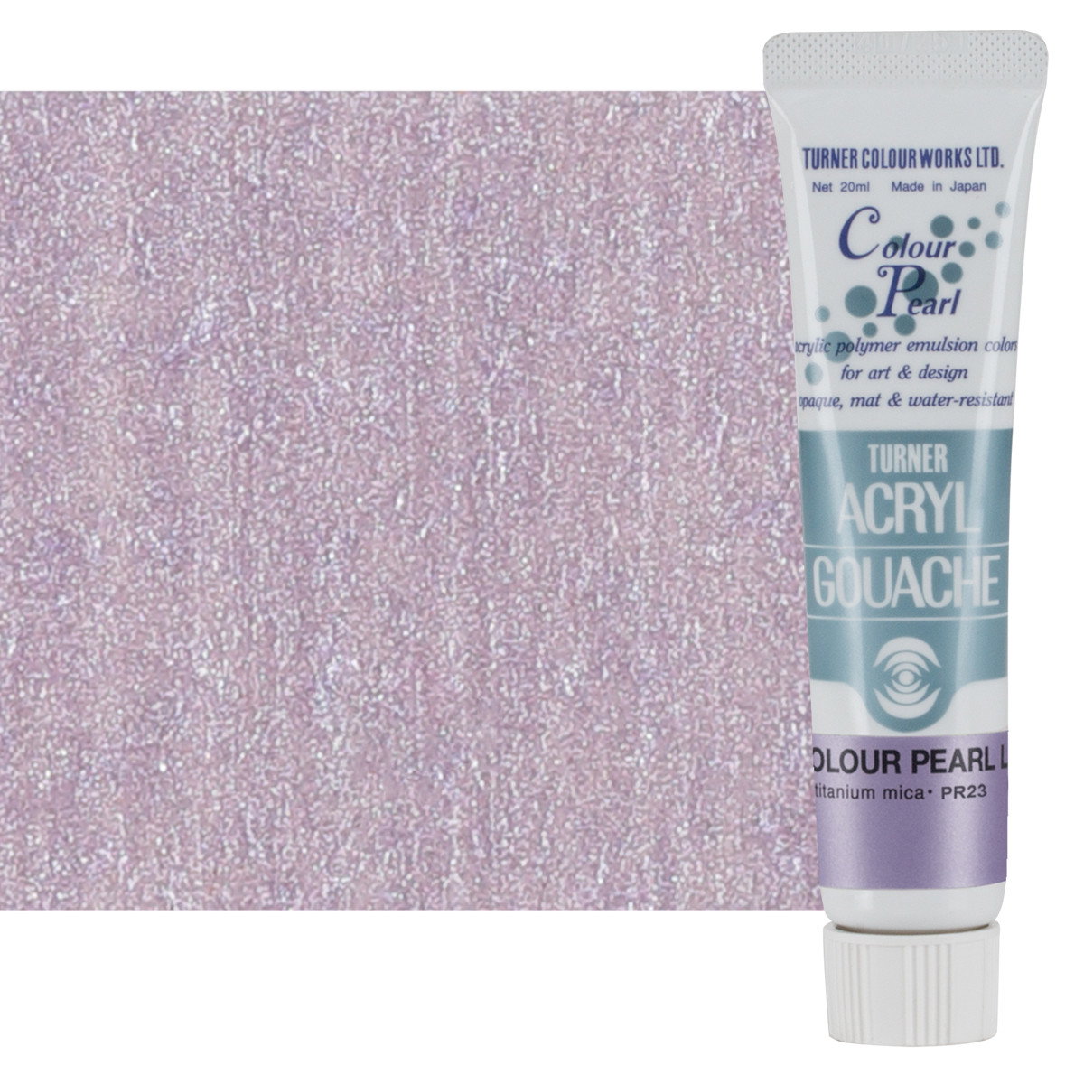 Turner Acryl Gouache Pearlescent Lilac 20ml Tube - (73628)
