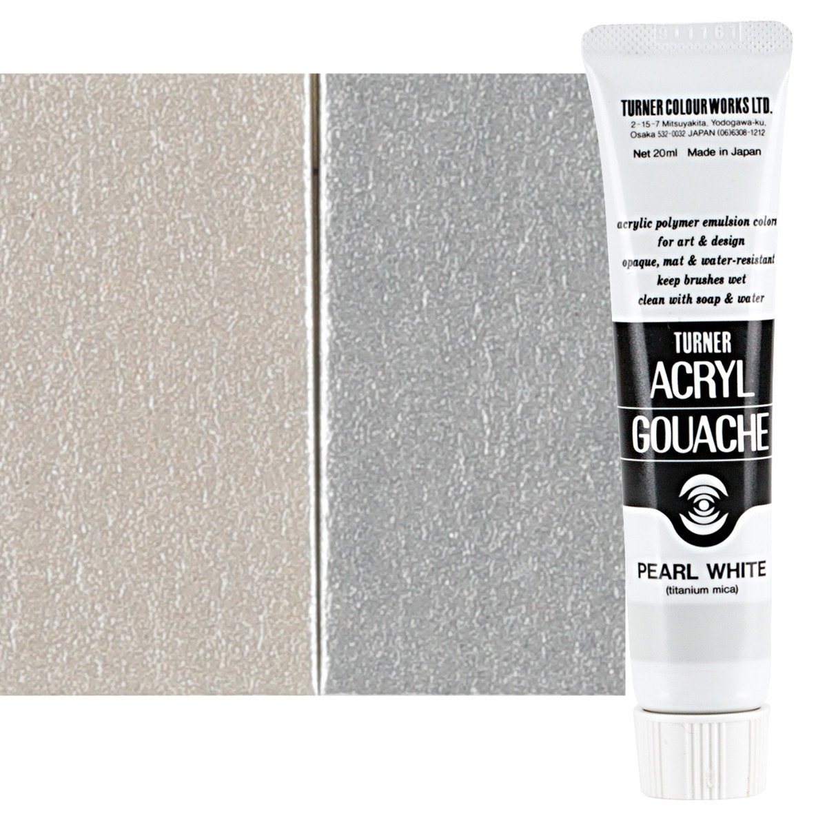 Turner Acryl Gouache Pearl Interference White 20ml Tube - (73620)