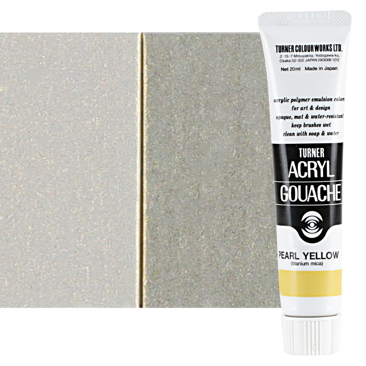 Turner Acryl Gouache Pearl Interference Yellow 20ml Tube - (73621)