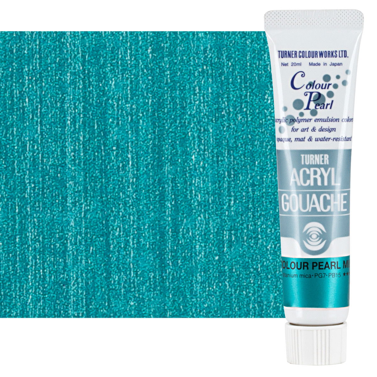 Turner Acryl Gouache Pearlescent Mint 20ml Tube - (73632)