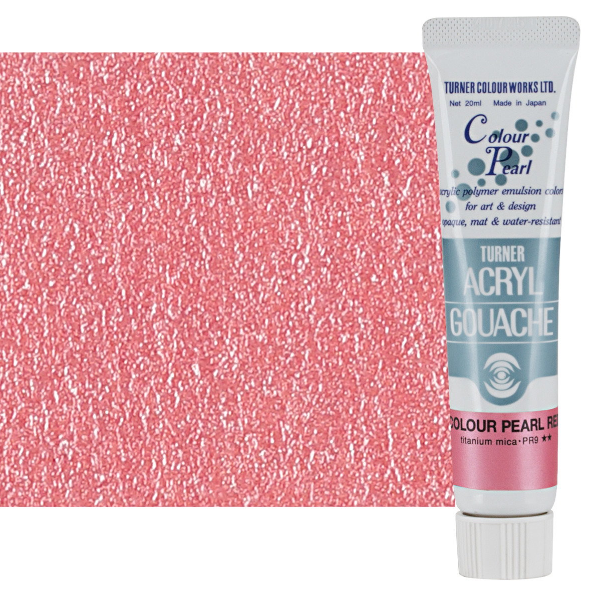 Turner Acryl Gouache Pearlescent Red 20ml Tube - (73635)