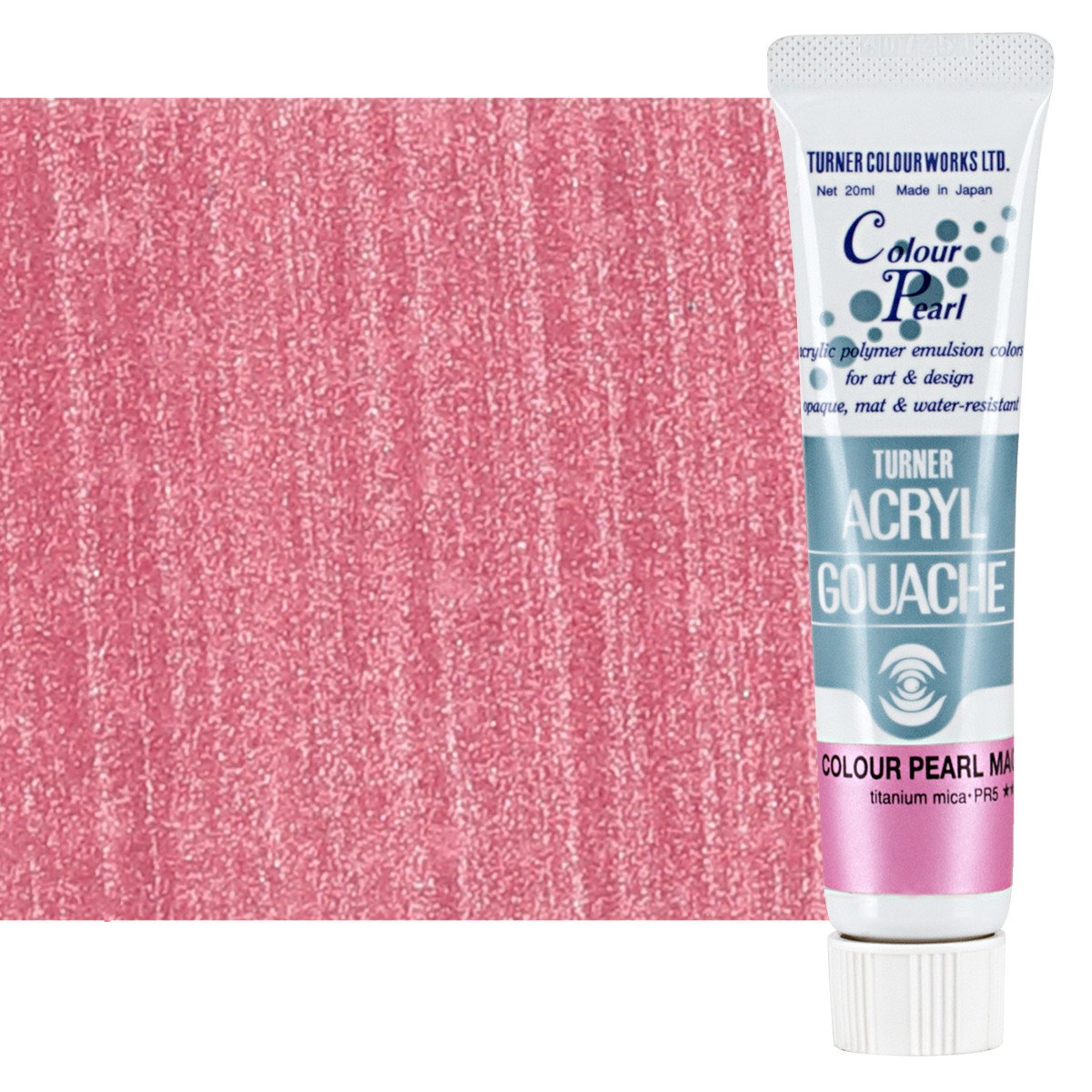 Turner Acryl Gouache Pearlescent Magenta 20ml Tube - (73630)