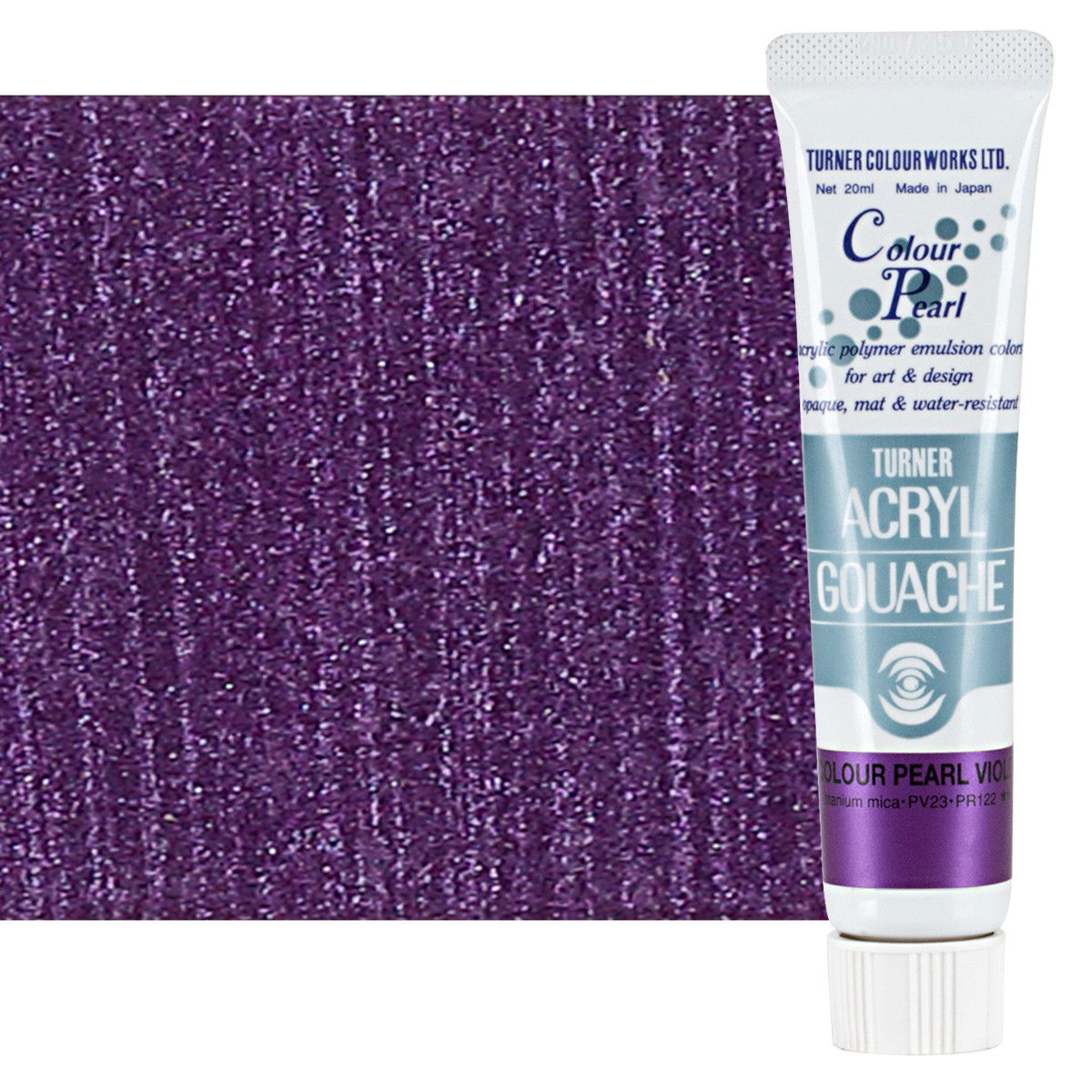 Turner Acryl Gouache Pearlescent Violet 20ml Tube - (73637)
