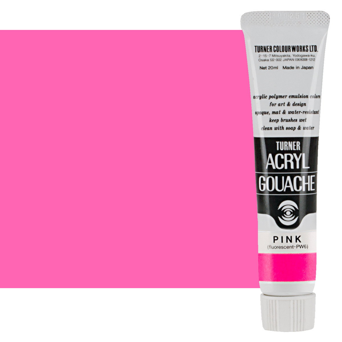 Turner Acryl Gouache Pink 20ml Tube - (73651)