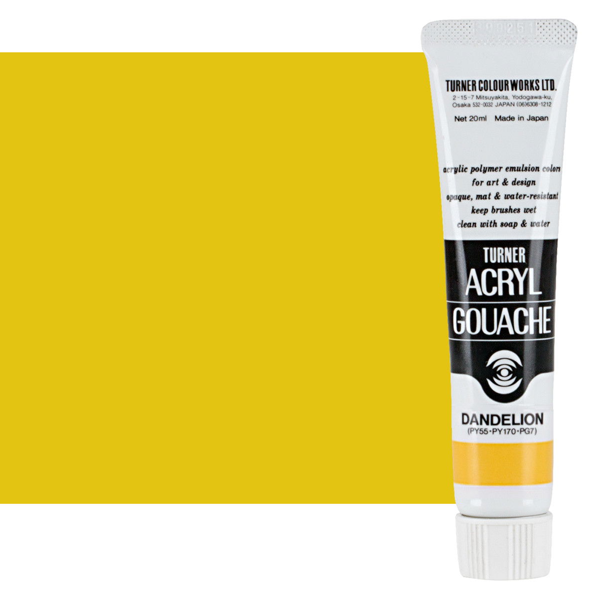 Turner Acryl Gouache Tube Dandelion 20ml Tube - (73500)
