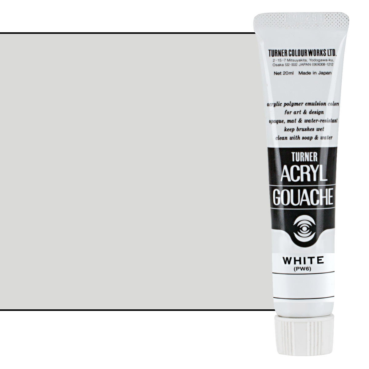 Turner Acryl Gouache White 20ml Tube - (73671)