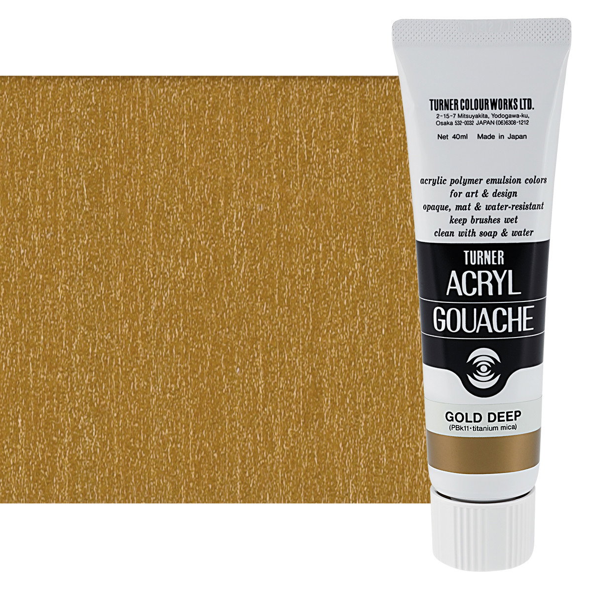 Turner Colour Acryl Gouache Gold Deep 40ml - (200026276)