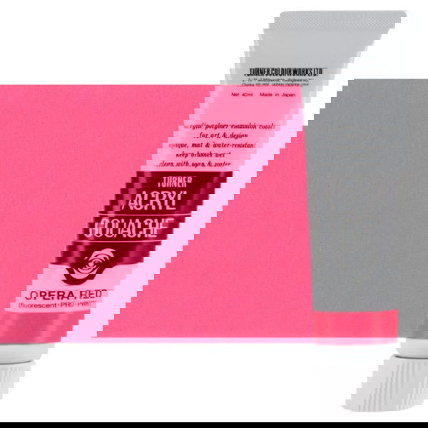 Turner Colour Acryl Gouache Opera Red 40ml Tube - (200015852)
