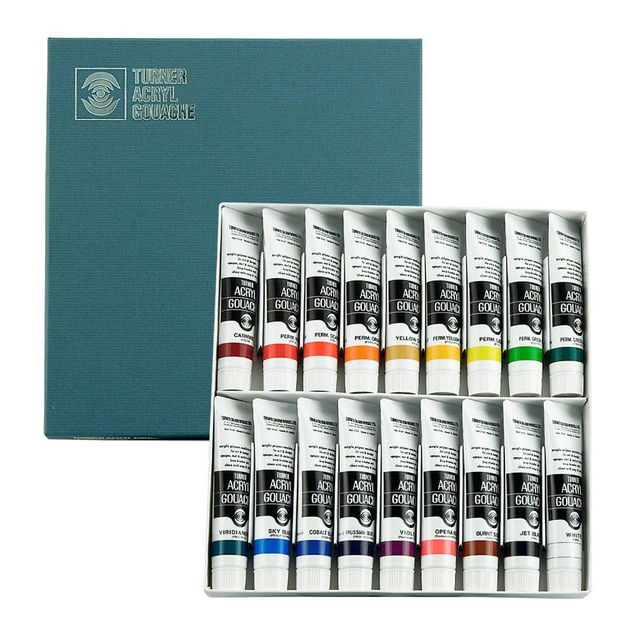 Turner Classic Acryl Gouache Set of Eighteen 20ml Tubes - (73698) Turner Classic Acryl Gouache Set of Eighteen 20ml Tubes - (73698)