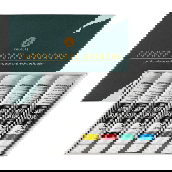 Turner Classic Acryl Gouache 11ml Set of 6 Basic Colors - (200032928)