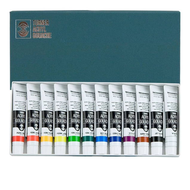 Turner Classic Acryl Gouache Set of Twelve 20ml Tubes - (73697) Turner Classic Acryl Gouache Set of Twelve 20ml Tubes - (73697)