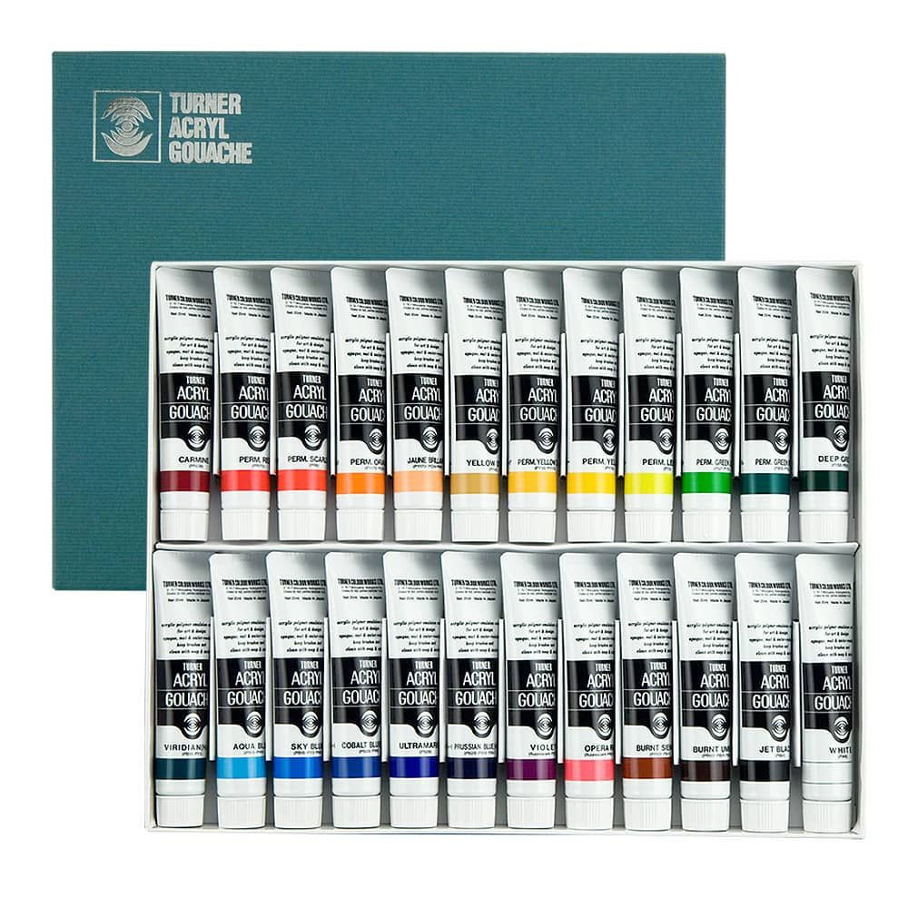 Turner Classic Acryl Gouache Set of 24 20ml Tubes - (73699)