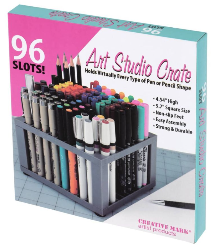 Creative Mark Art Studio Crate with 96 Slots