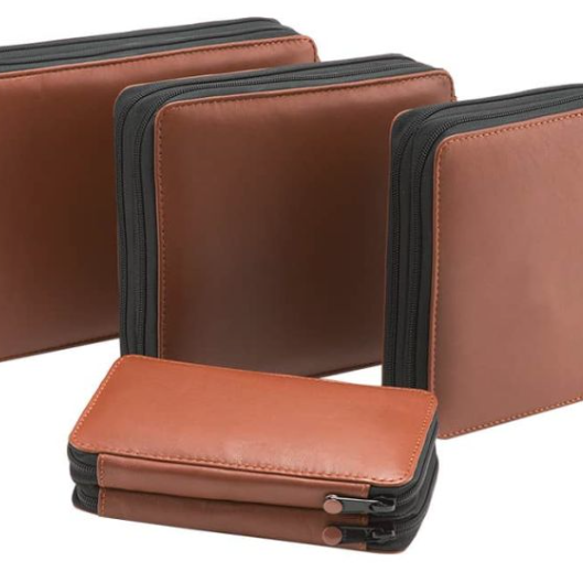 Creative Mark Cognac Leather Pencil Case Holds 48 Creative Mark Cognac Leather Pencil Case Holds 48