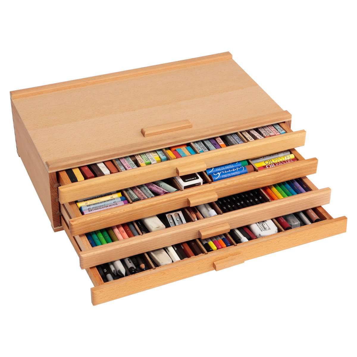 Creative Mark Stackable Wood Art Storage Box