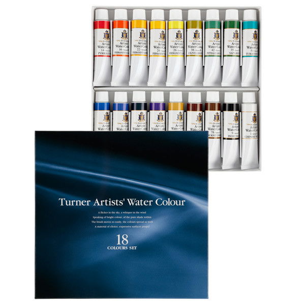 Turner Artist's Watercolor Set of (18) 15mL Tubes