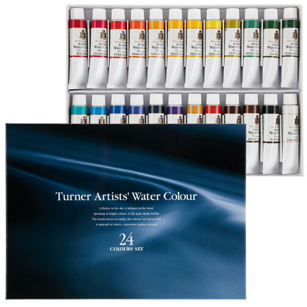 Turner Artist's Watercolor Set of (24) 15mL Tubes