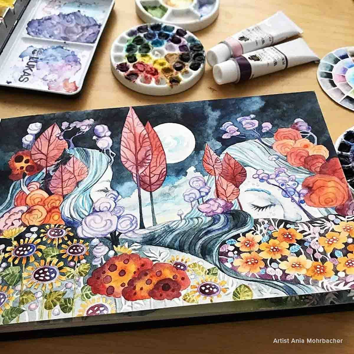 Turner Artist's Watercolor Set of (24) 15mL Tubes