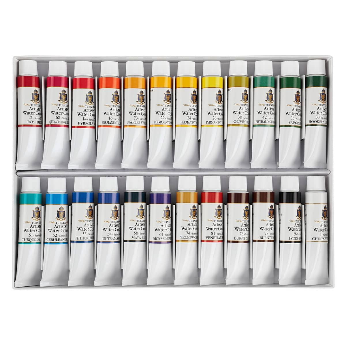 Turner Artist's Watercolor Set of (24) 15mL Tubes