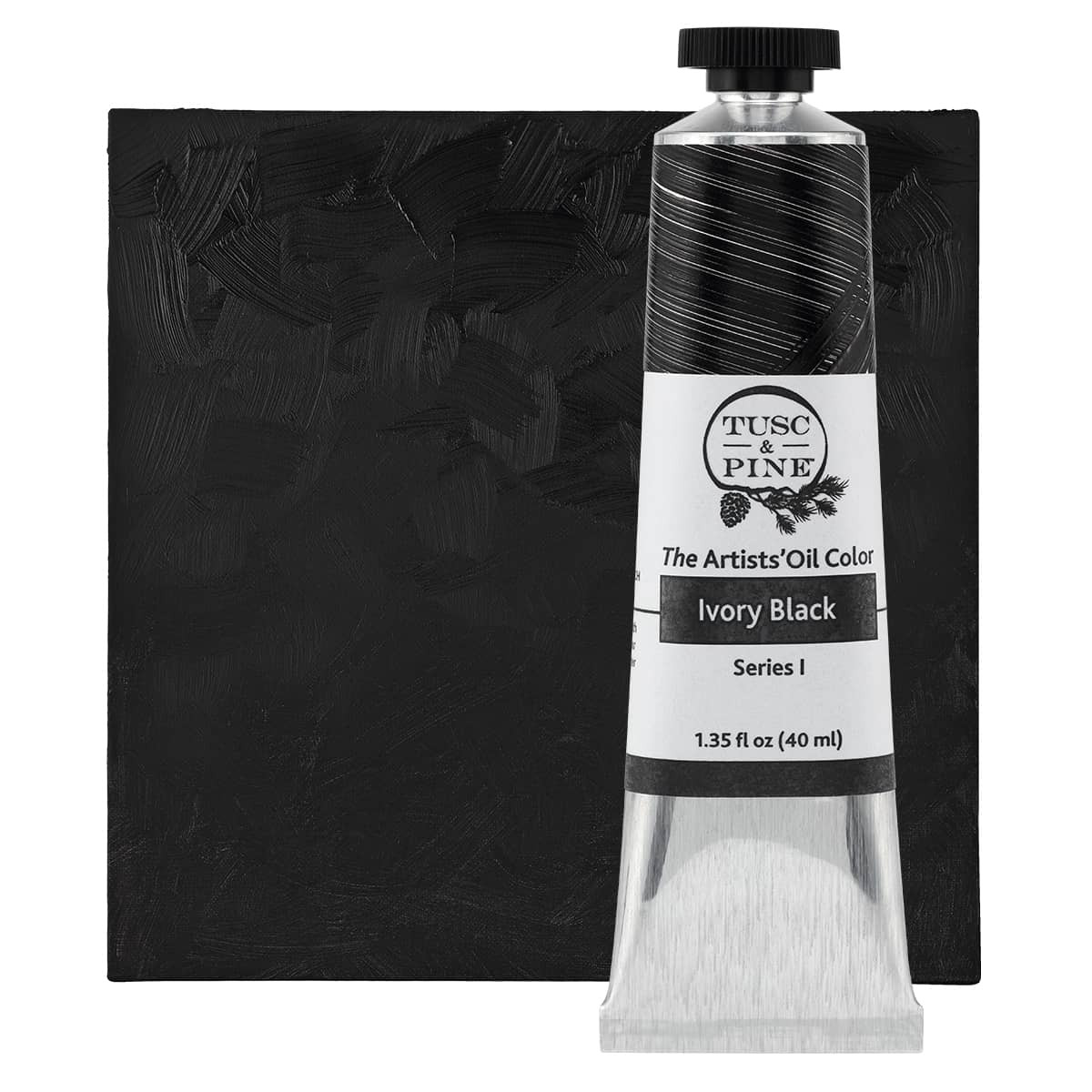 Tusc & Pine Oil Color 40ml Ivory Black - (200041942)