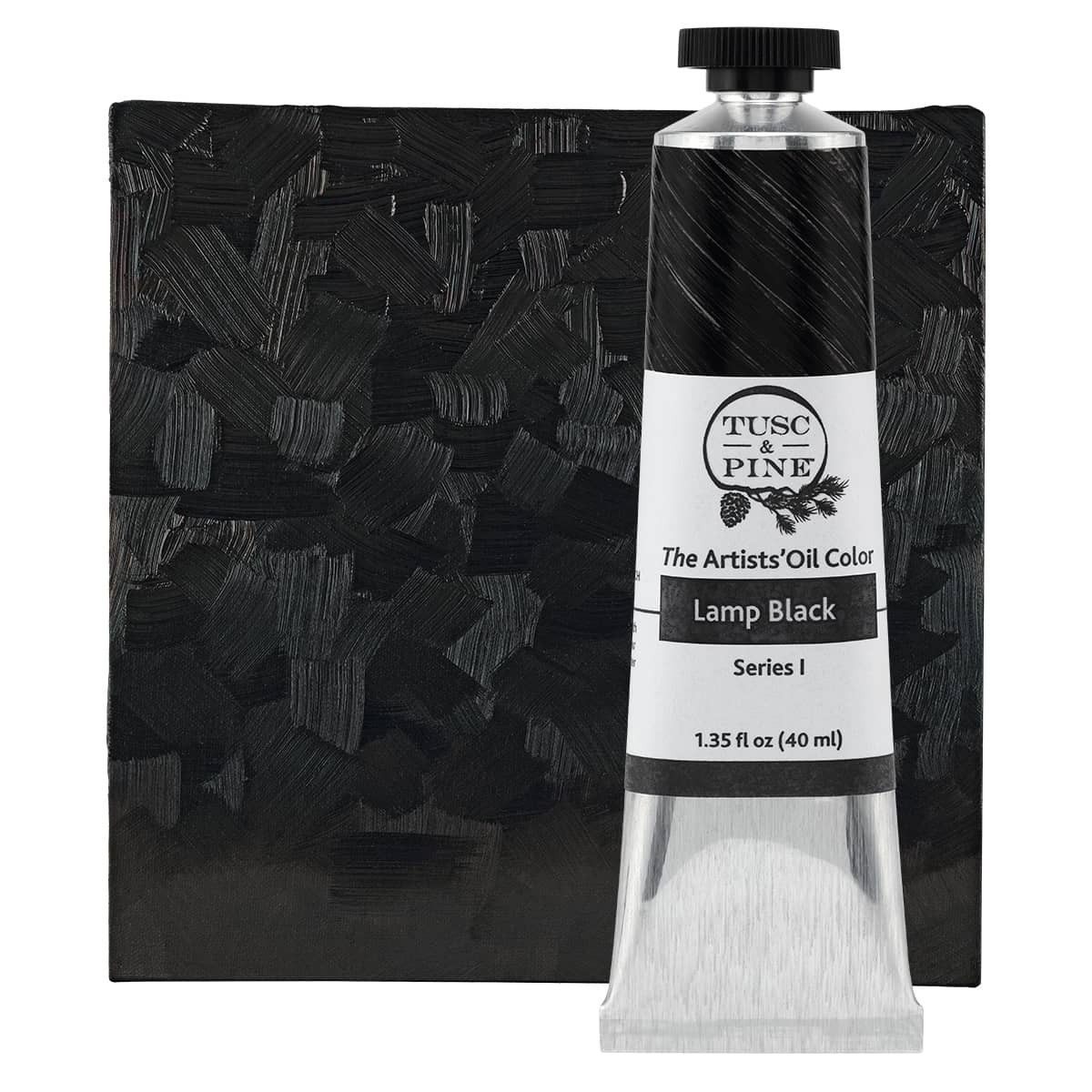 Tusc & Pine Oil Color 40ml Lamp Black - (200041945)