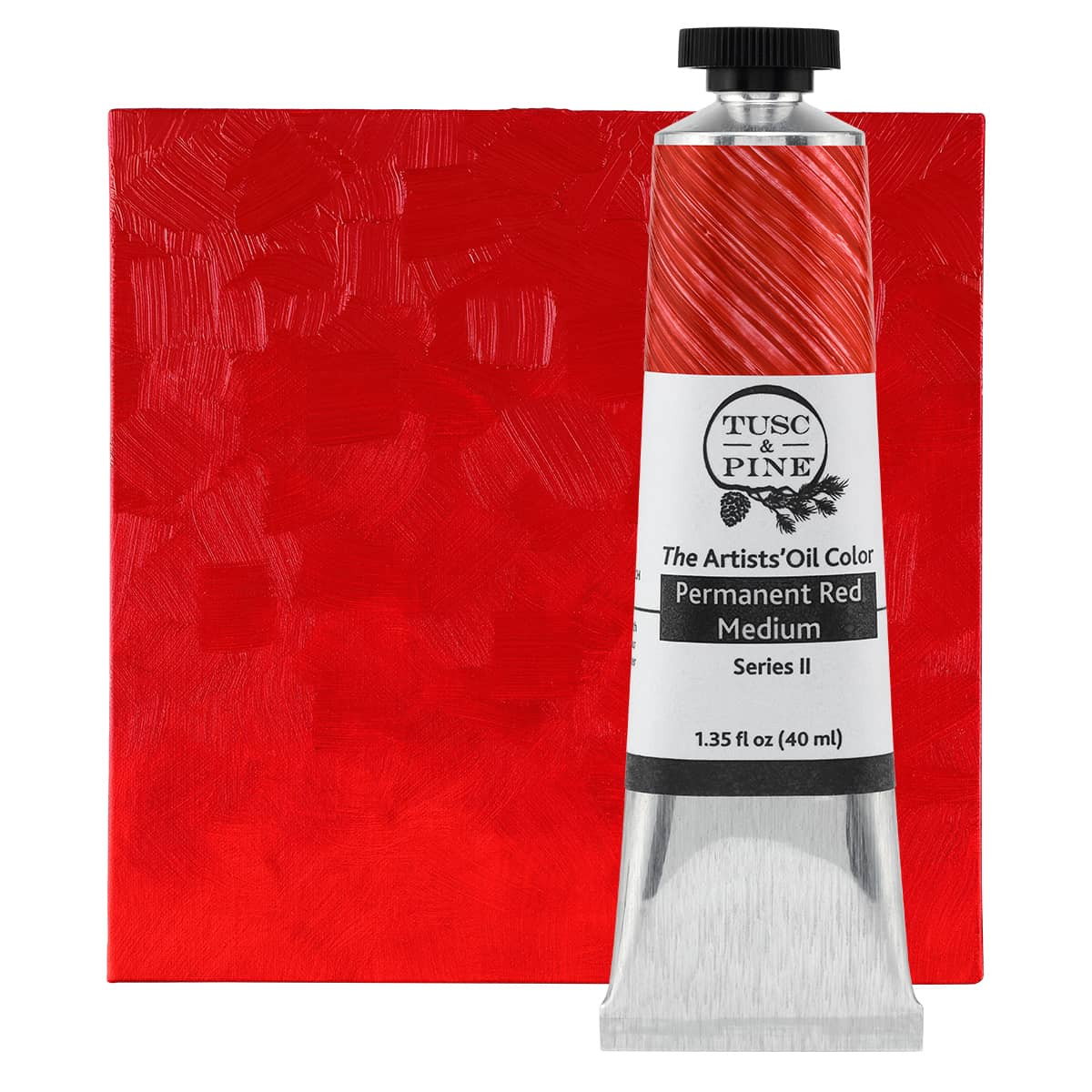 Tusc & Pine Oil Color 40ml Permanent Red Medium - (200041969)