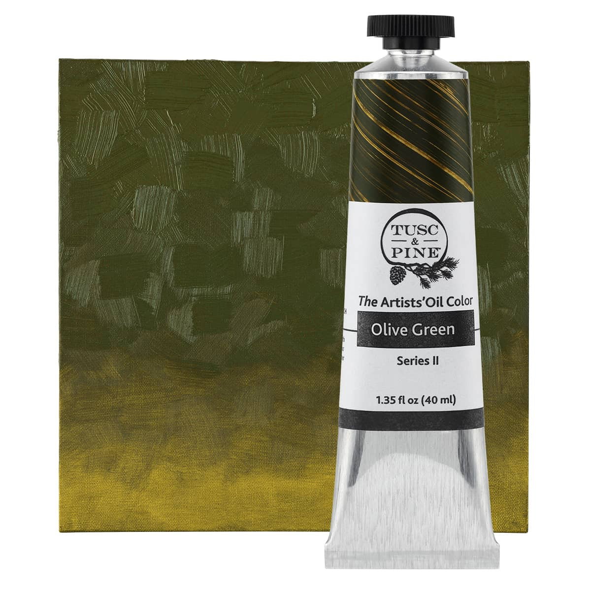 Tusc & Pine Oil Color 40ml Olive Green - (200041959)