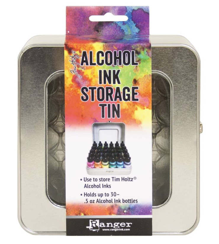 Ranger Tim Holtz Alcohol inch Empty Storage Tin