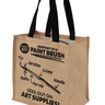 Jerry's Artarama Brown Jute Tote Bag Jerry's Artarama Brown Jute Tote Bag