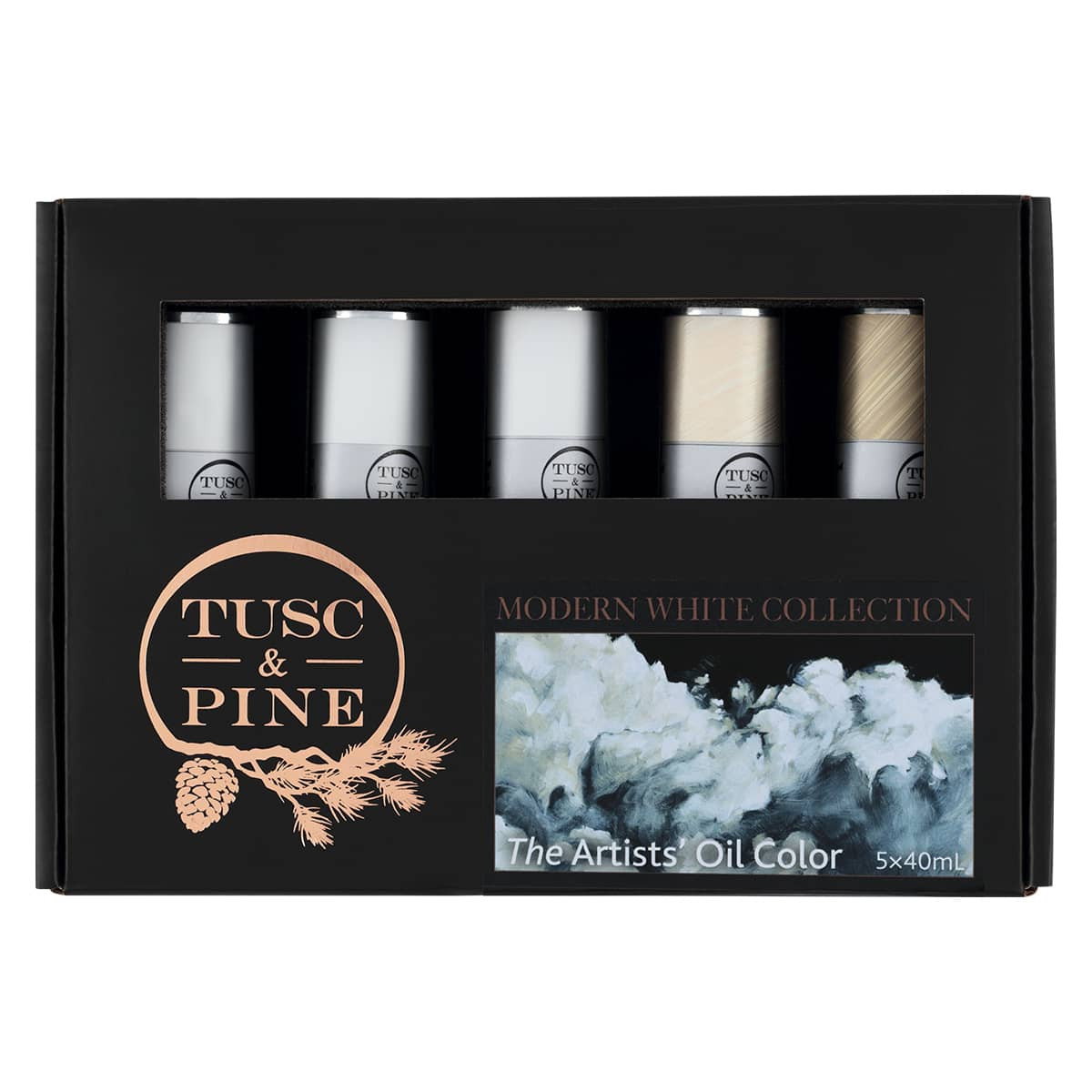 Tusc & Pine Oil Color 40ml Modern White Collection Set of 5 - (92391)