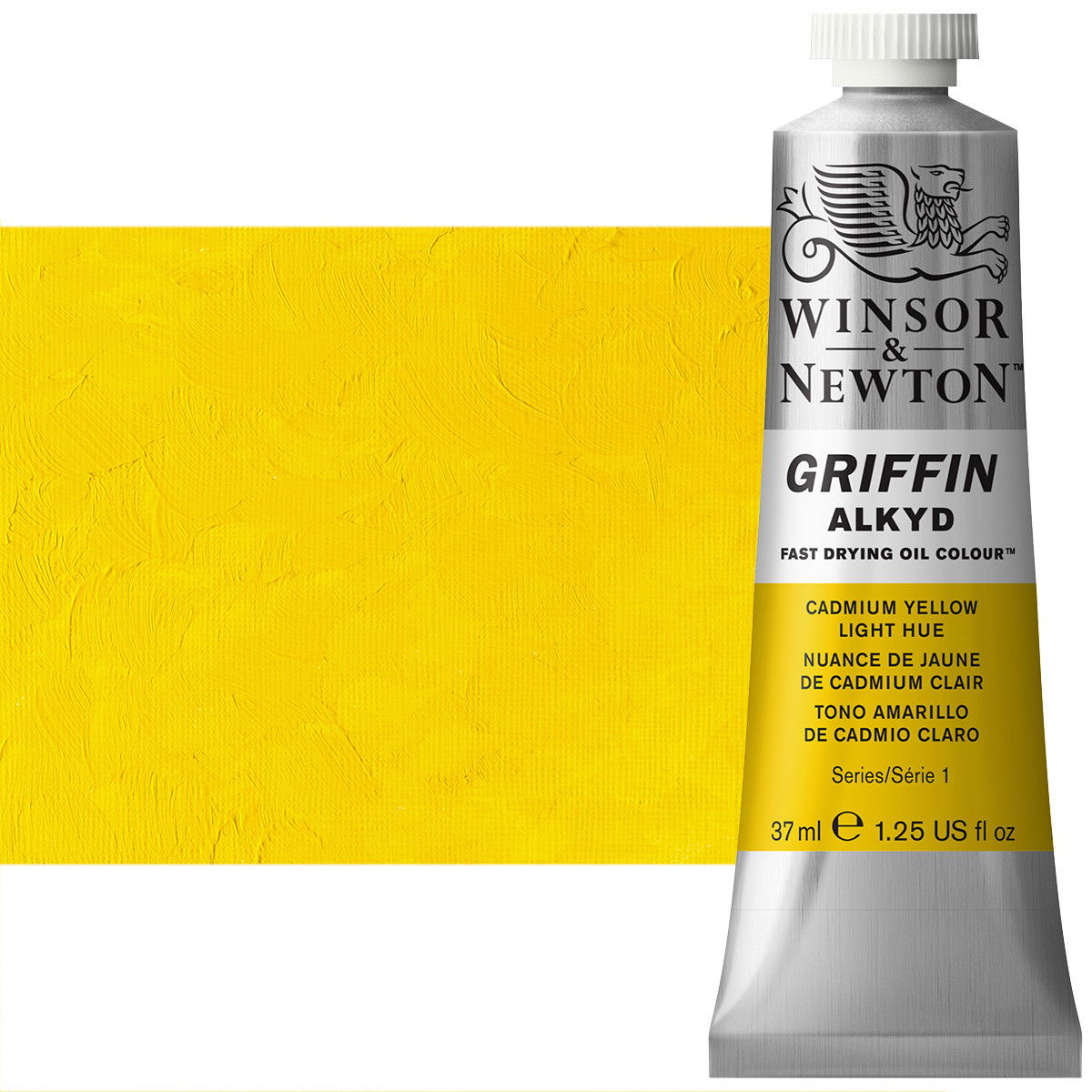 Winsor & Newton Griffin Alkyd Oil Color 37mL Tube Cadmium Yellow Light Hue - (200014422)