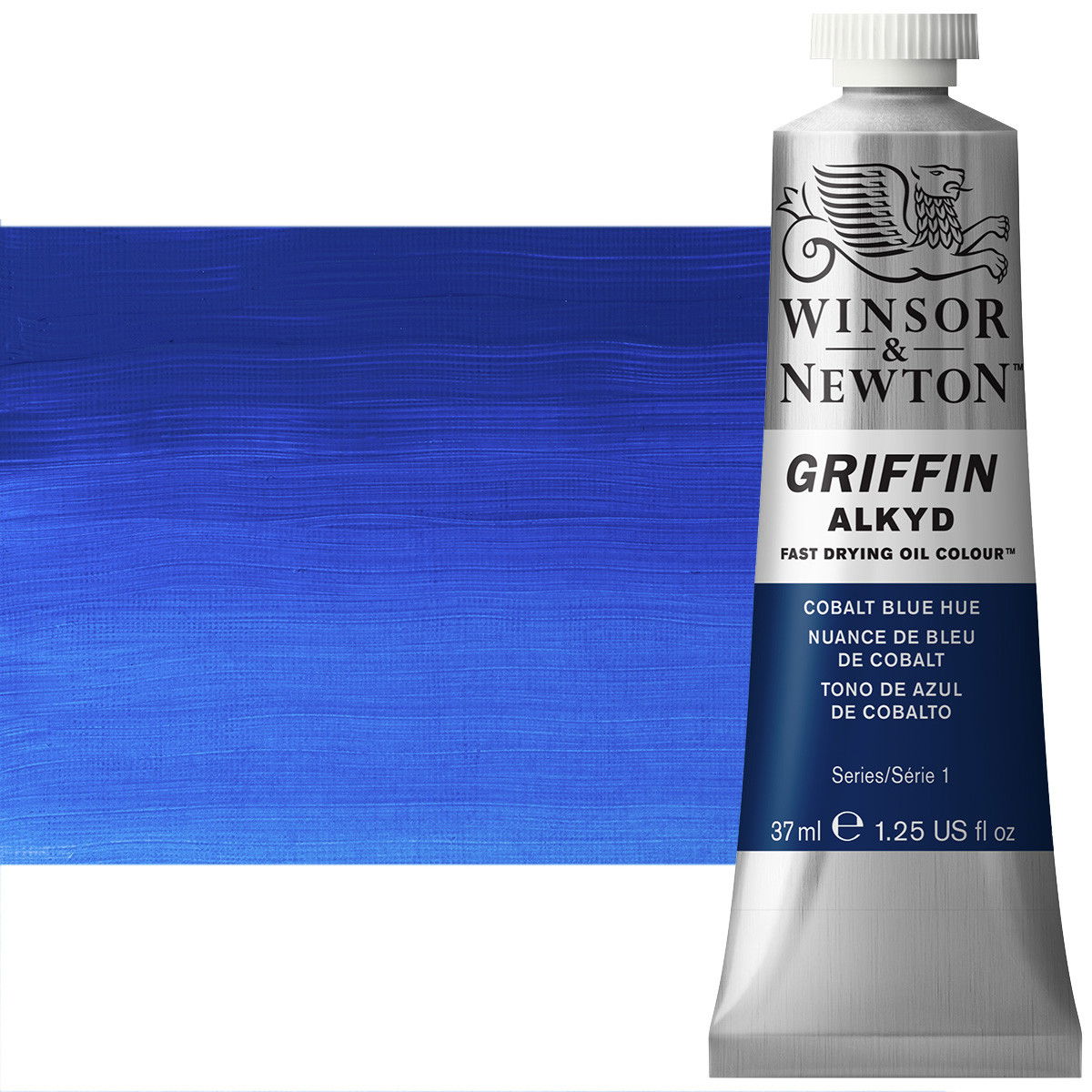 Winsor & Newton Griffin Alkyd Oil Color 37mL Tube Cobalt Blue Hue - (200014424)