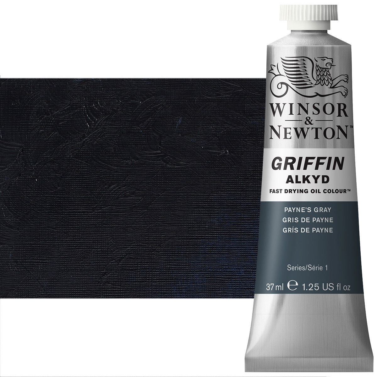 Winsor & Newton Griffin Alkyd Oil Color 37mL Tube Payne's Gray - (33339)