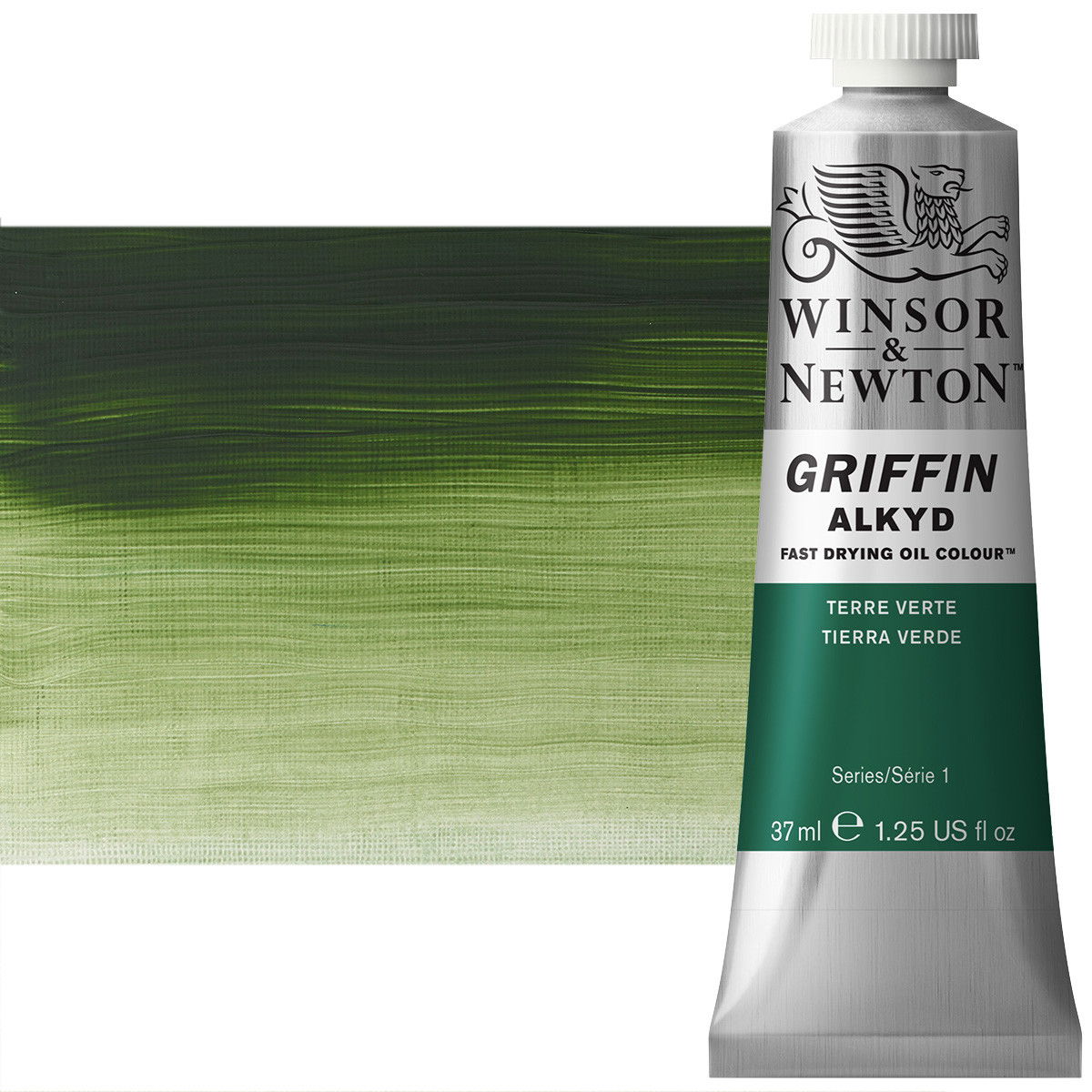 Winsor & Newton Griffin Alkyd Oil Color 37mL Tube Terre Verte - (33349)