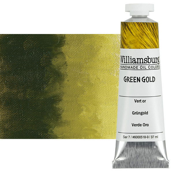 Williamsburg Handmade Oil Color 37ml Green Gold - (60180)
