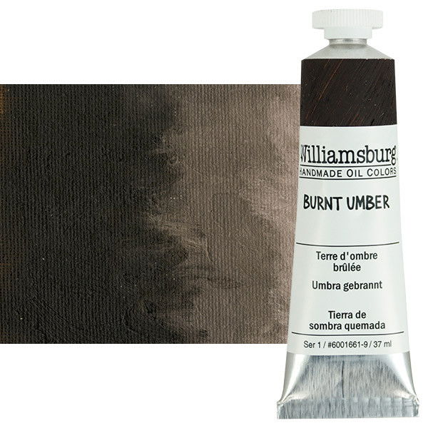 Williamsburg Oil Color 37ml Burnt Umber - (60141)