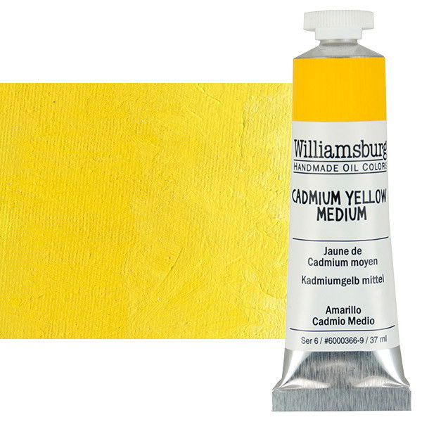 Williamsburg Oil Color 37ml Cadmium Yellow Medium - (60154)