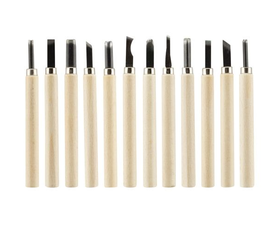 Creative Mark Wood & Linoleum Carving Tool Set of 12