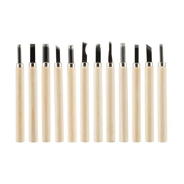 Creative Mark Wood & Linoleum Carving Tool Set of 12 - (53331) Creative Mark Wood & Linoleum Carving Tool Set of 12 - (53331)